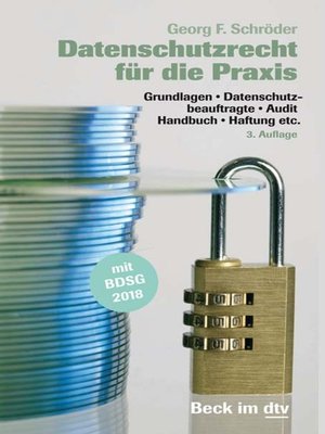 cover image of Datenschutzrecht für die Praxis